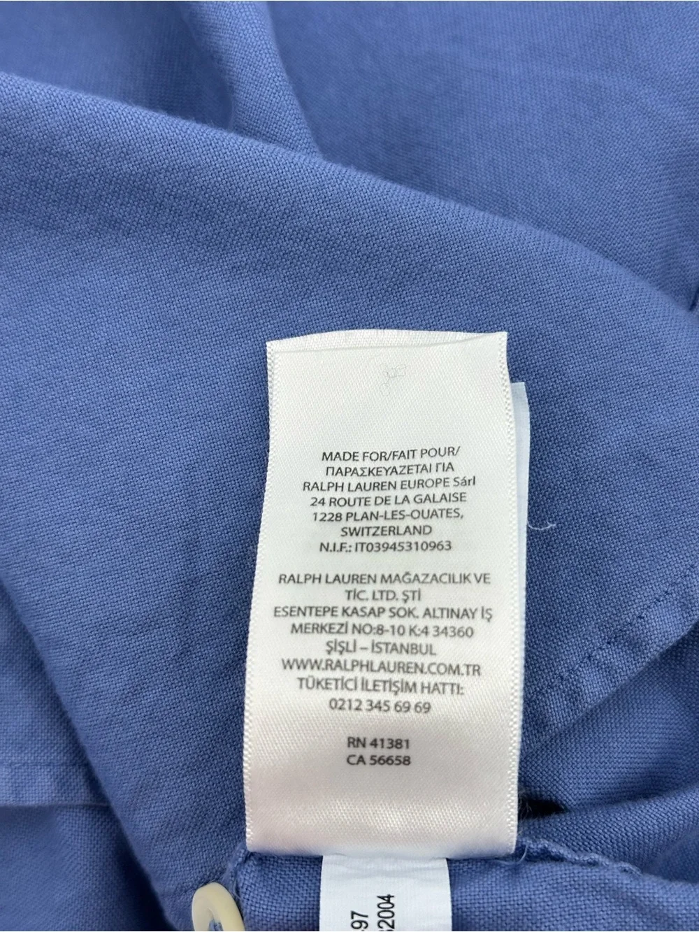 Polo PRL Ralph Lauren Classic Fit Oxford Cloth Button-Down OCBD XL